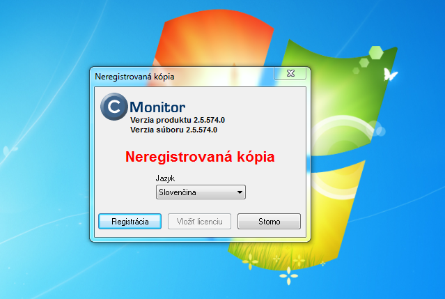 Registration of C-Monitor client